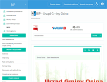 Tablet Screenshot of bip.osina.pl